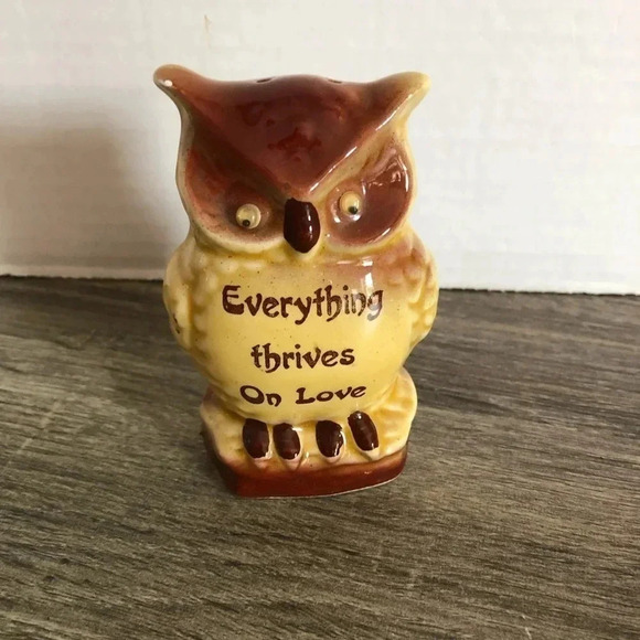 Vtg Ceramic  Owl Pepper Shaker - Picture 2 of 10